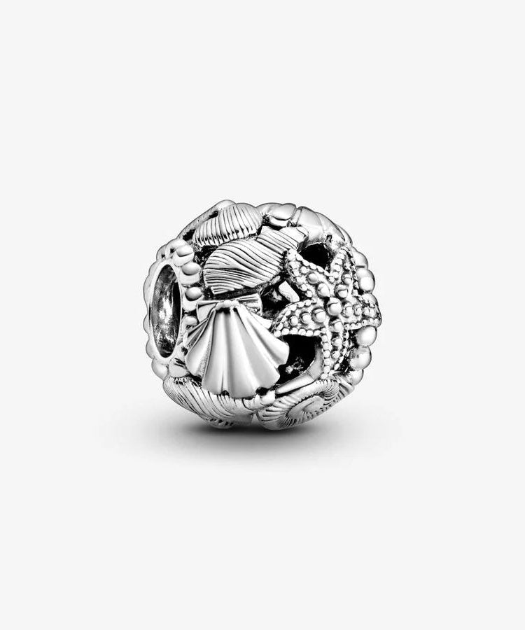 Conta Pandora Openwork Starfish, Shells and Hearts