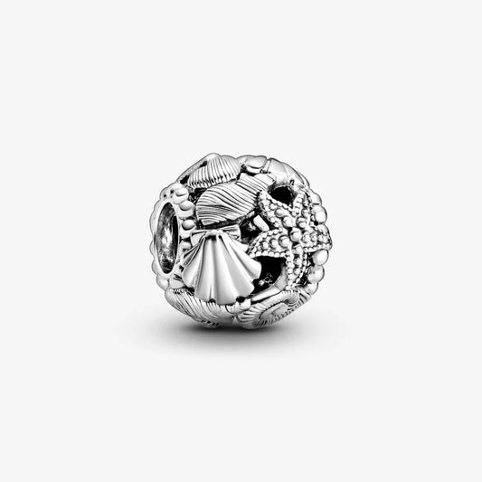 Conta Pandora Openwork Starfish, Shells and Hearts