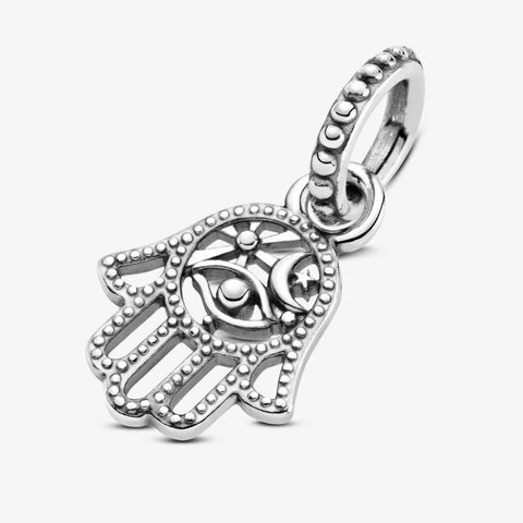 Conta Pandora Protective Hamsa Hand