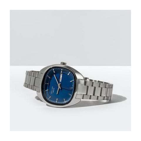 Relógio Cauny Apollon Azul Prateado
