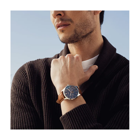 Relógio Cauny Legacy Moon-Phase Azul