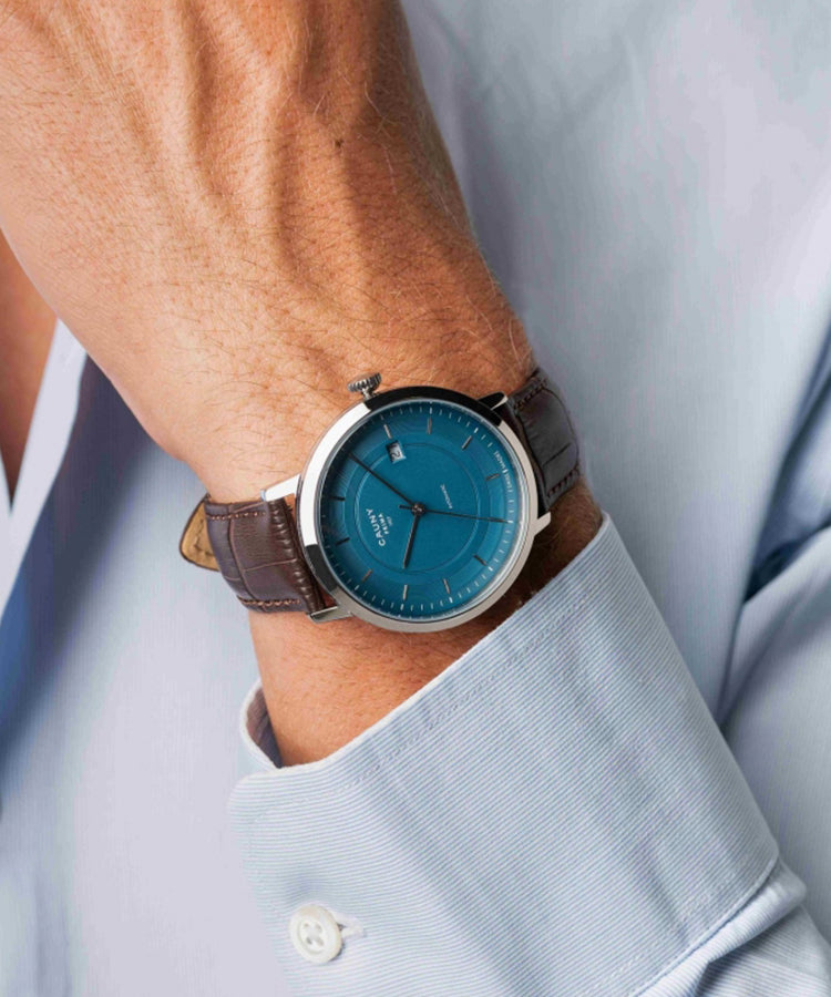 Relógio Cauny Prima Automático Blue Axis
