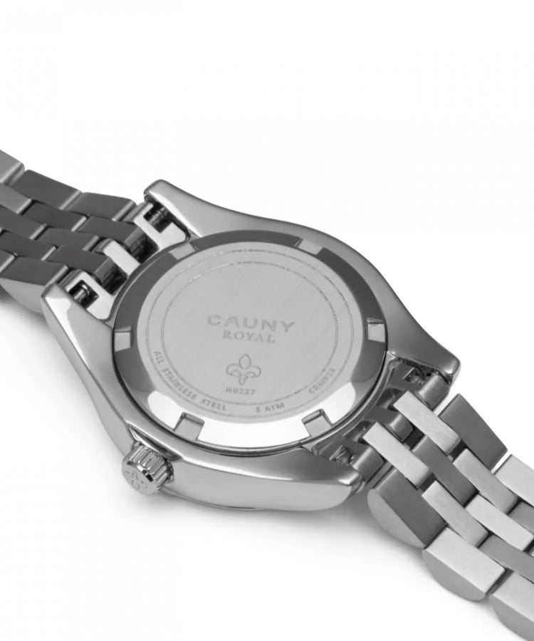 Relógio Cauny Royal Mini Silver Gold