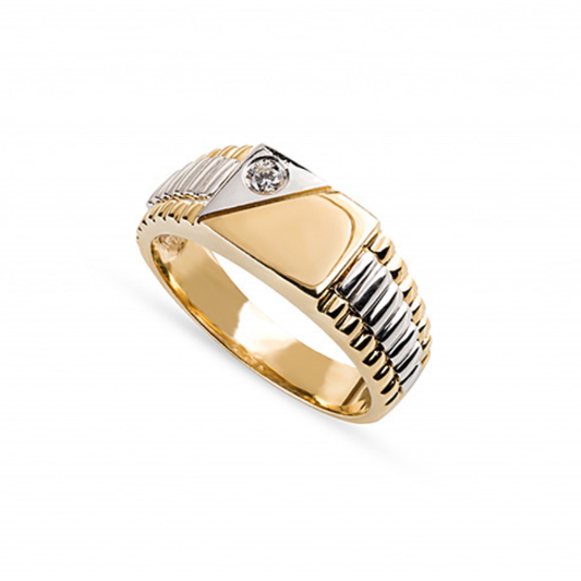 Anel pedras ouro 800 OOAN002004