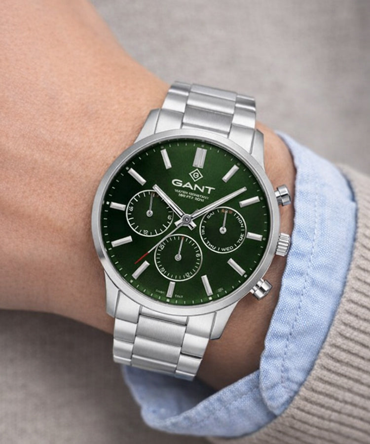 Relógio pulso Gant East Hill Day-Date verde