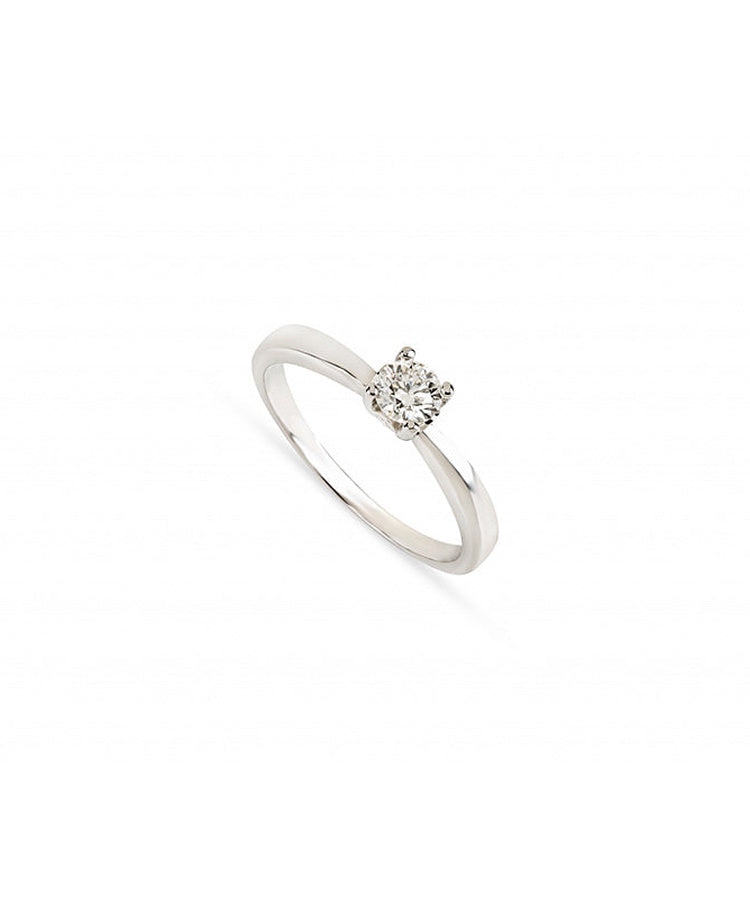 Anel brilhantes ouro 800