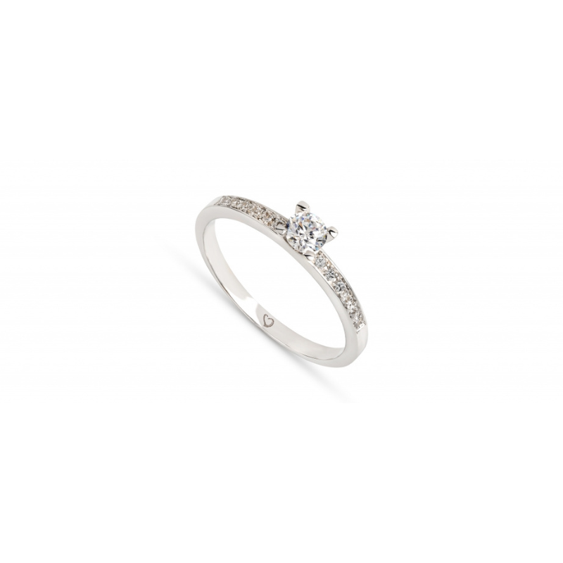 Anel brilhantes ouro 800 JOANR005600B