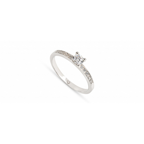 Anel brilhantes ouro 800 JOANR005600B