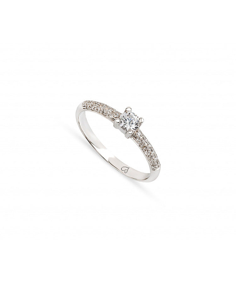 Anel brilhantes ouro 800 JOANR005615B