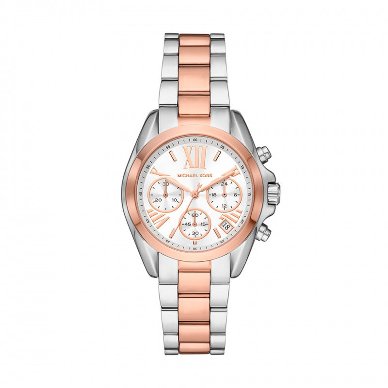 Relógio Michael Kors Bradshaw Bicolor Rosa