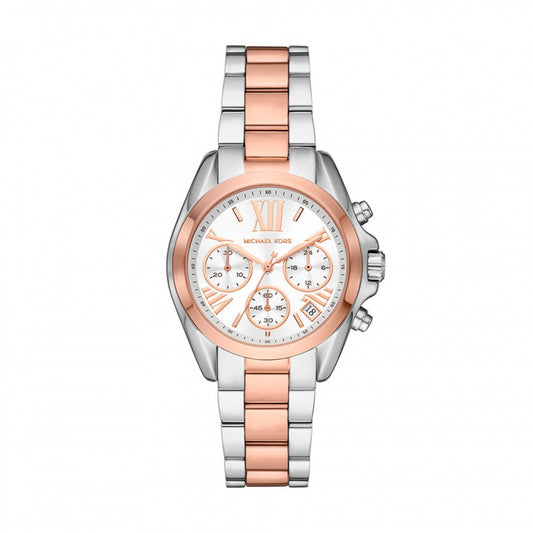 Relógio Michael Kors Bradshaw Bicolor Rosa
