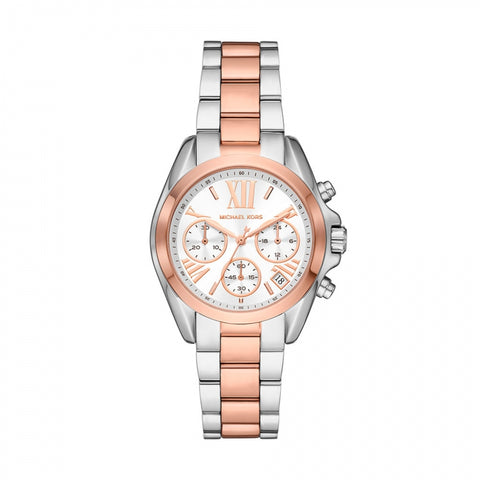 Relógio Michael Kors Bradshaw Bicolor Rosa