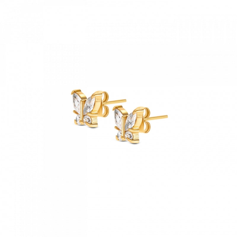 Brincos One Butterfly Crystal