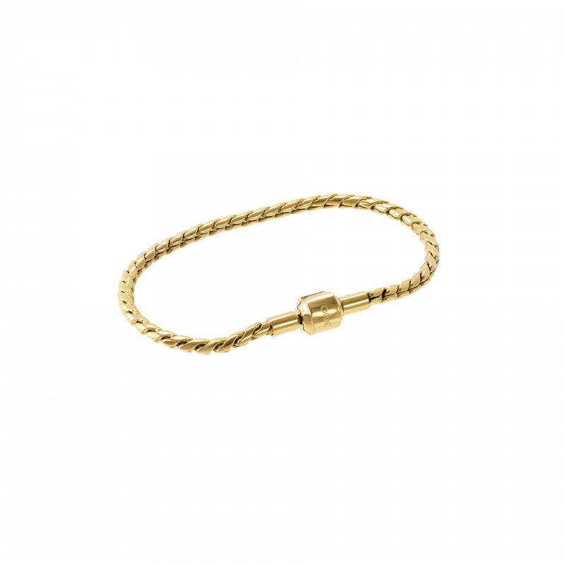 Pulseira One Energy Master Twisted Gold