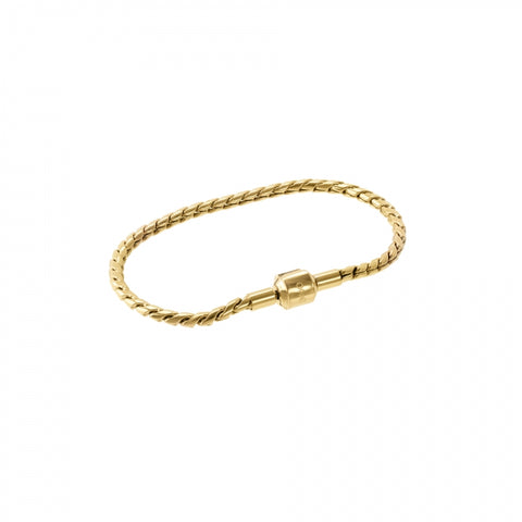 Pulseira One Energy Master Twisted Gold
