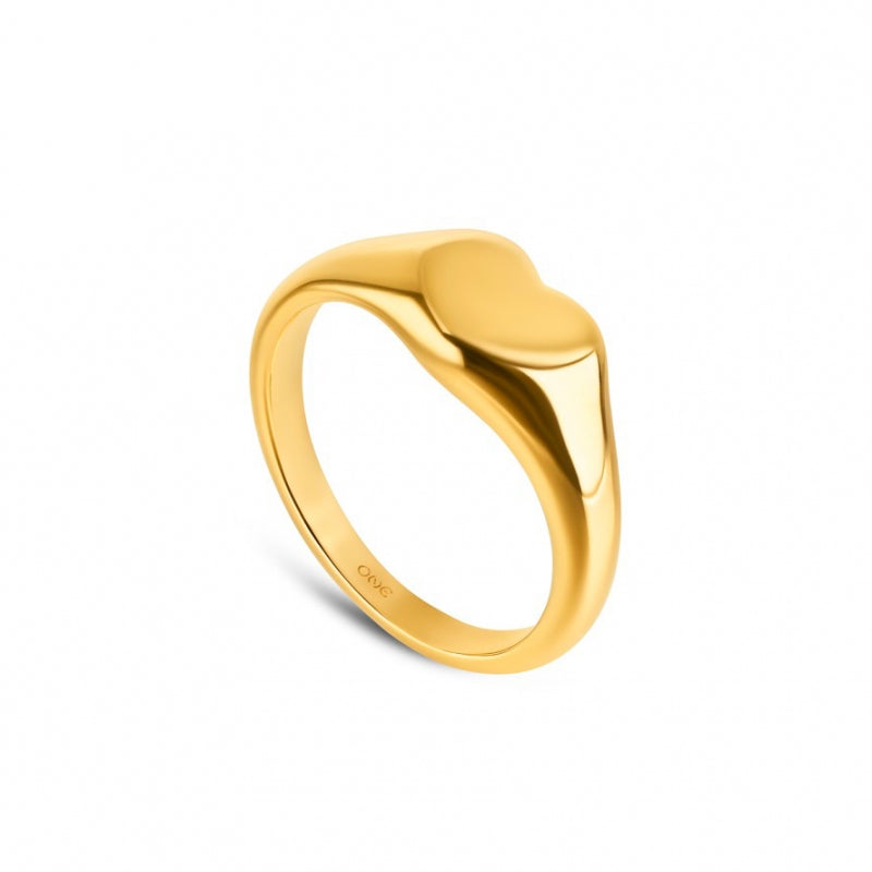 Anel One Crazy Heart Gold