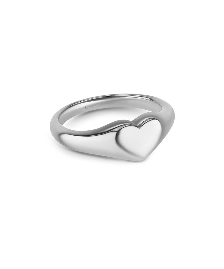 Anel One Crazy Heart Silver