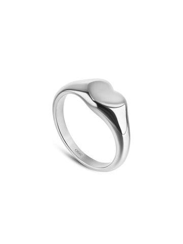 Anel One Crazy Heart Silver
