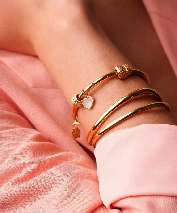 Pulseira Escrava One Energy Master Redonda Gold