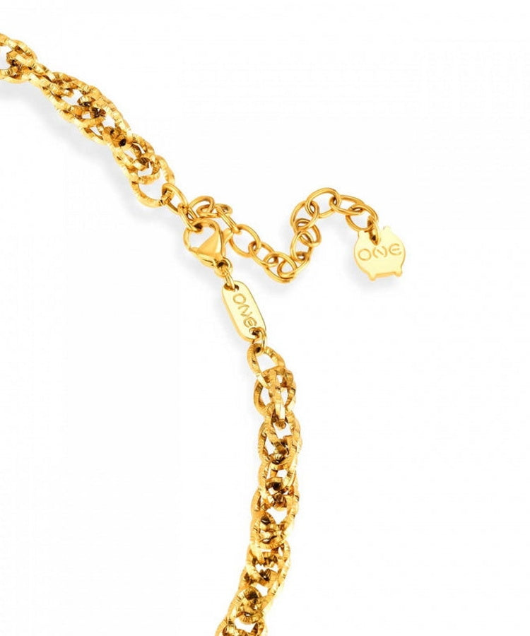 Colar One Energy Master Union Double Gold