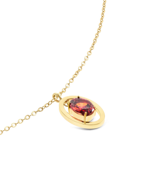 Colar One Birthstone Janeiro - Protecção