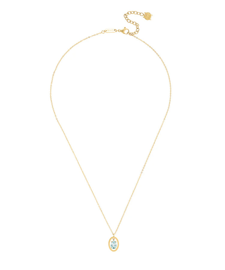 Colar One Birthstone Março - Serenidade