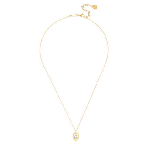 Colar One Birthstone Abril - Coragem