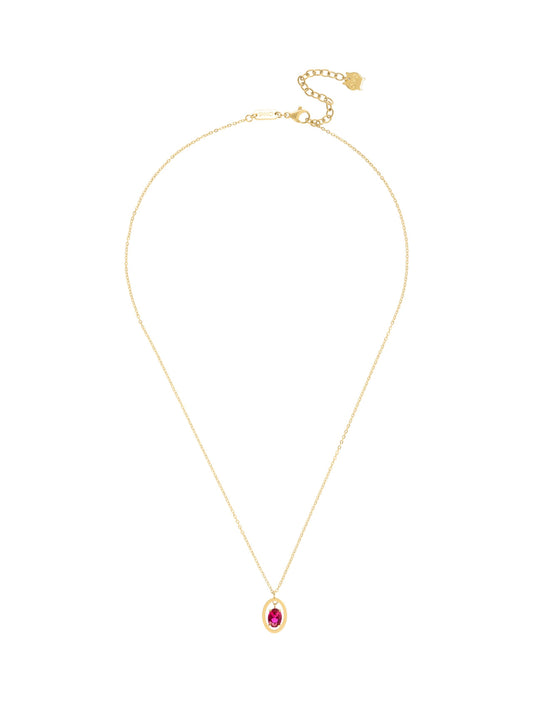 Colar One Birthstone Julho - Paixão