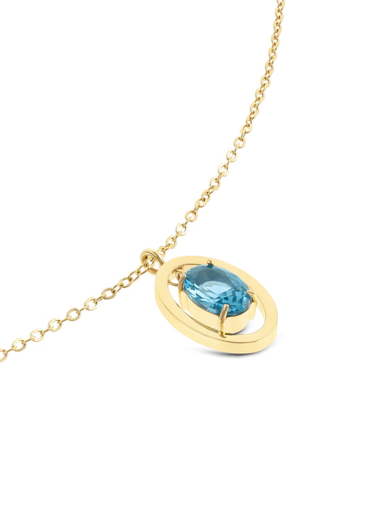 Colar One Birthstone Setembro - Prosperidade