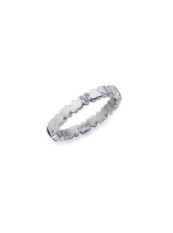 Anel One London 14 Silver
