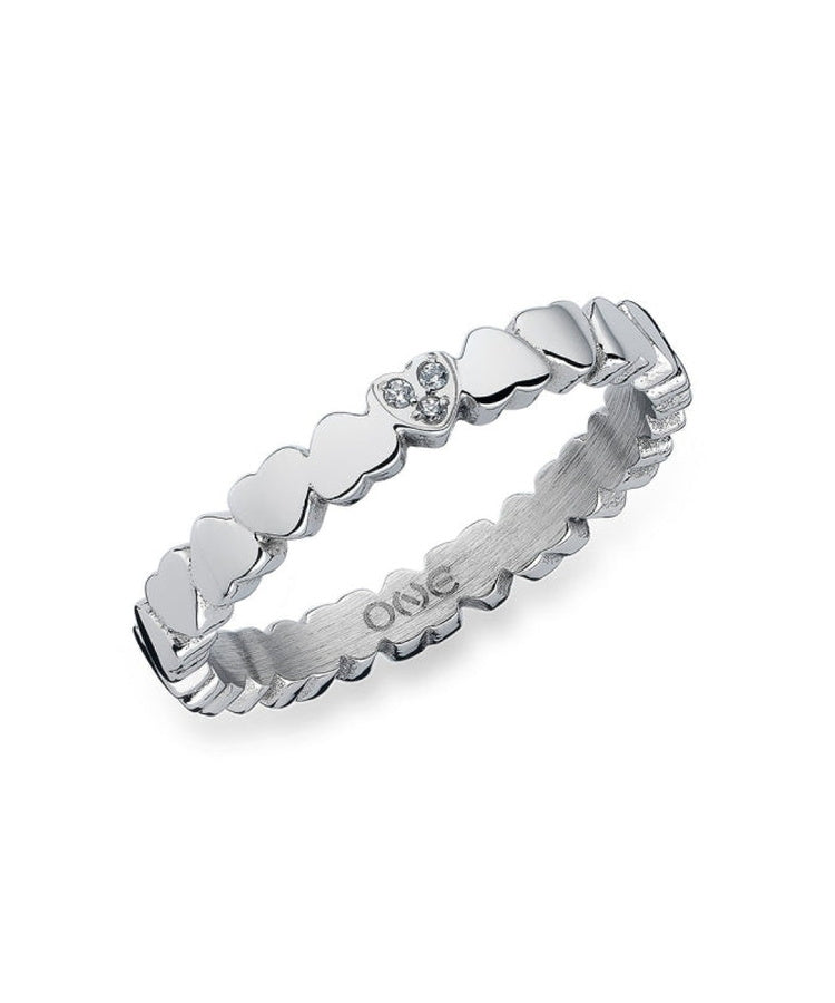 Anel One London 14 Silver