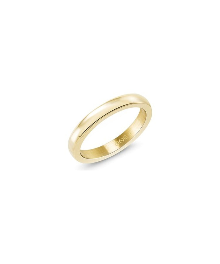 Anel One London 27 Gold