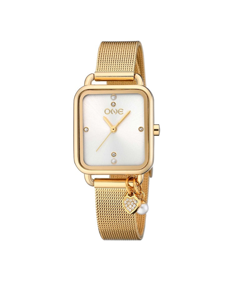 Relógio Mulher One Charm Fusion Dourado