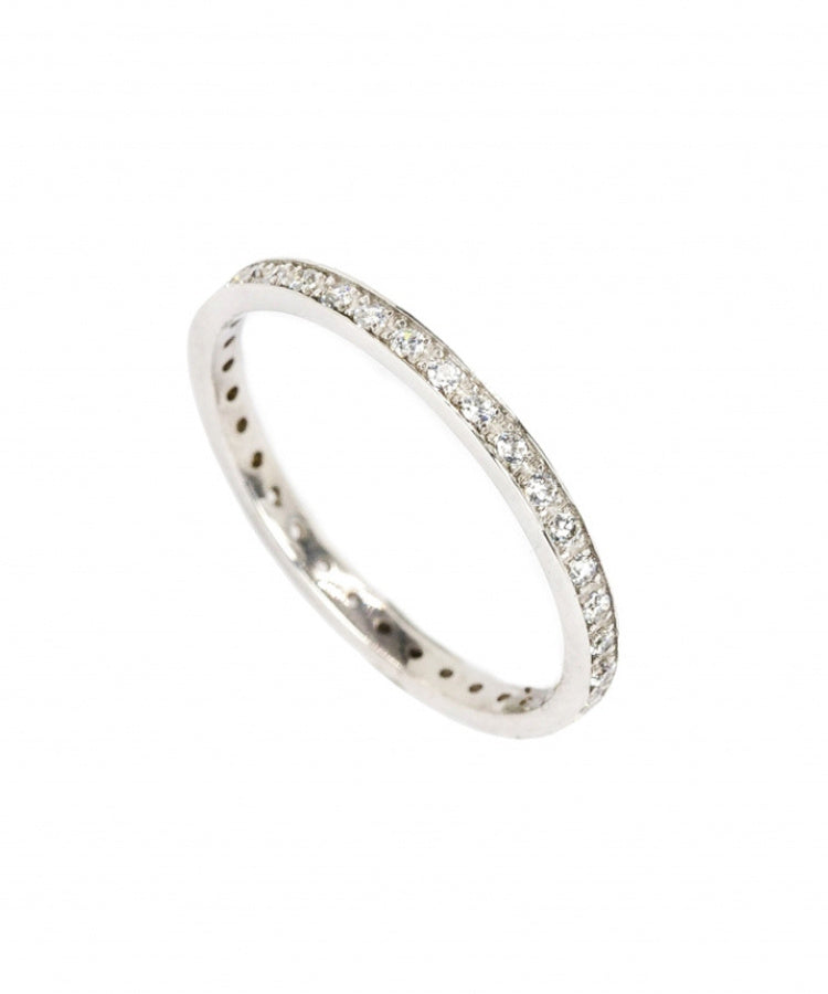 Aliança pedras ouro 800 OOAL005369B