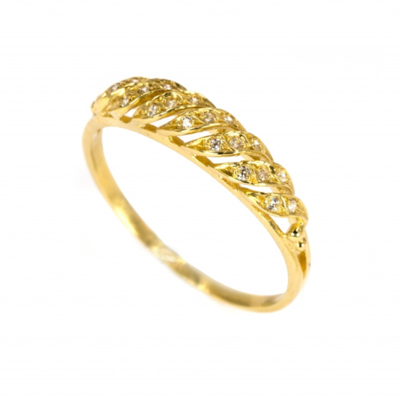 Anel pedras ouro 800 OOAN000093
