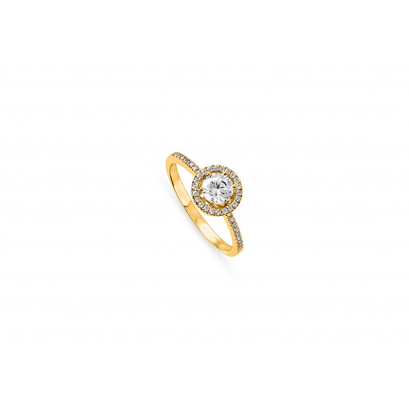 Anel pedras ouro 800 OOAN005161