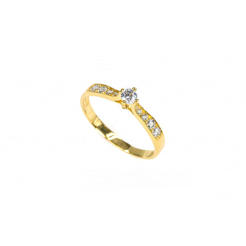 Anel pedras ouro 800 OOAN005365
