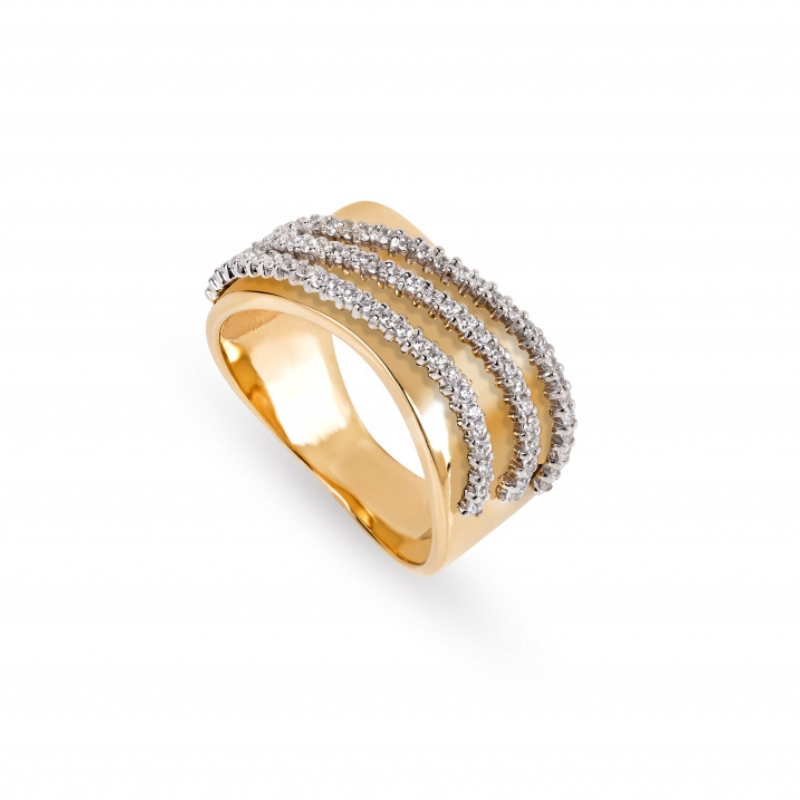 Anel pedras ouro 800 OOAN005380A