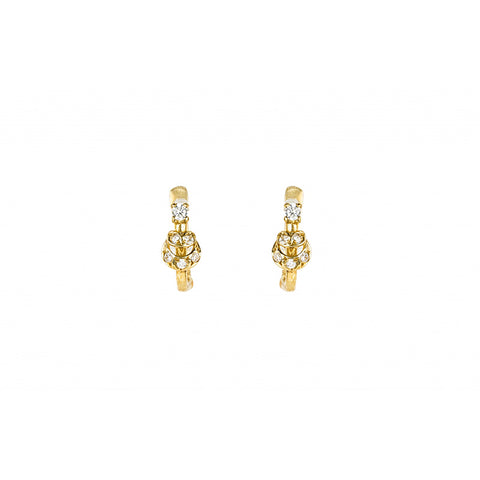 Brincos pedras ouro 800 OOBR000401