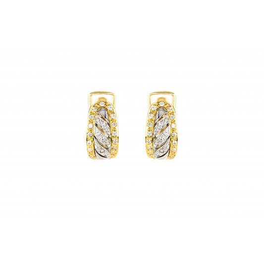 Brincos pedras ouro 800 OOBR004705