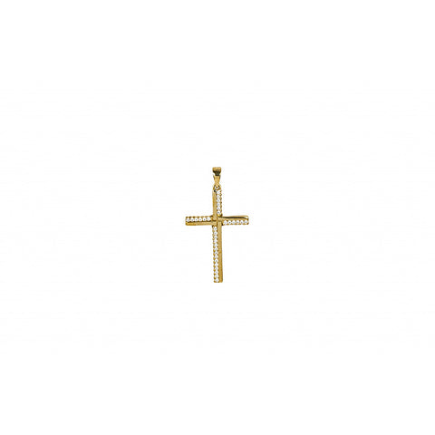 Cruz pedras ouro 800 OOCR005332