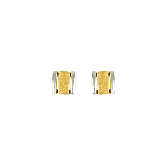 Tornilhos bicolores ouro 800