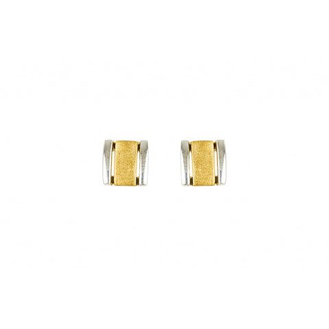 Tornilhos bicolores ouro 800