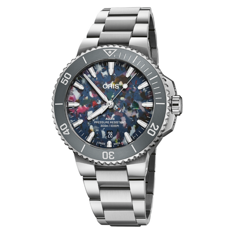 Relógio Oris Aquis Date Upcycle 43,5mm
