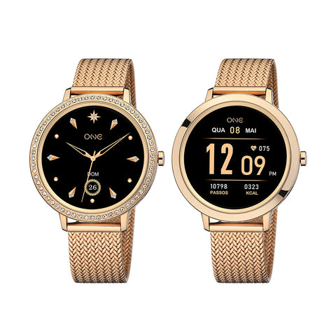 Relógio One GlamCall Rosegold