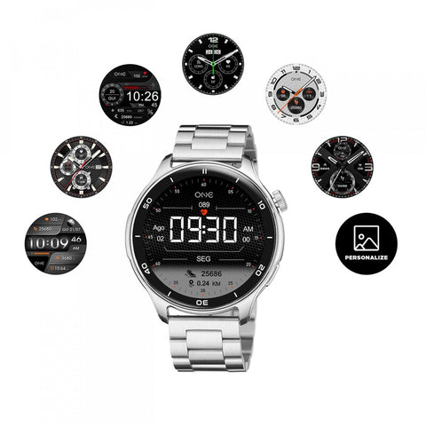 Relógio Smartwatch One Men Explorer GPS Silver