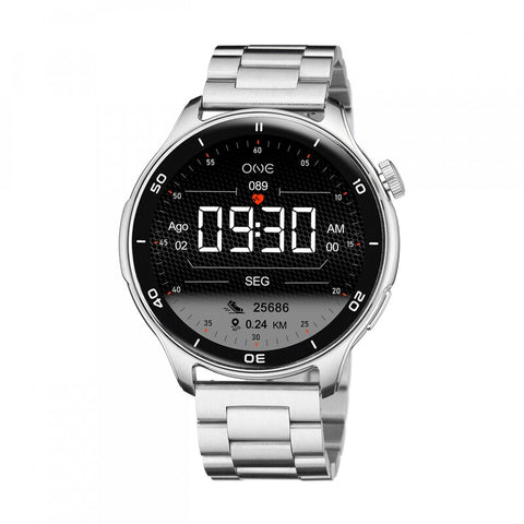 Relógio Smartwatch One Men Explorer GPS Silver