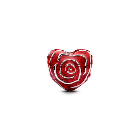 Conta Pandora Coração Rosa