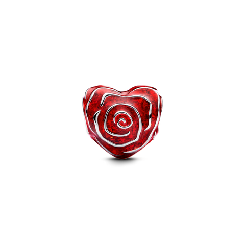 Conta Pandora Coração Rosa