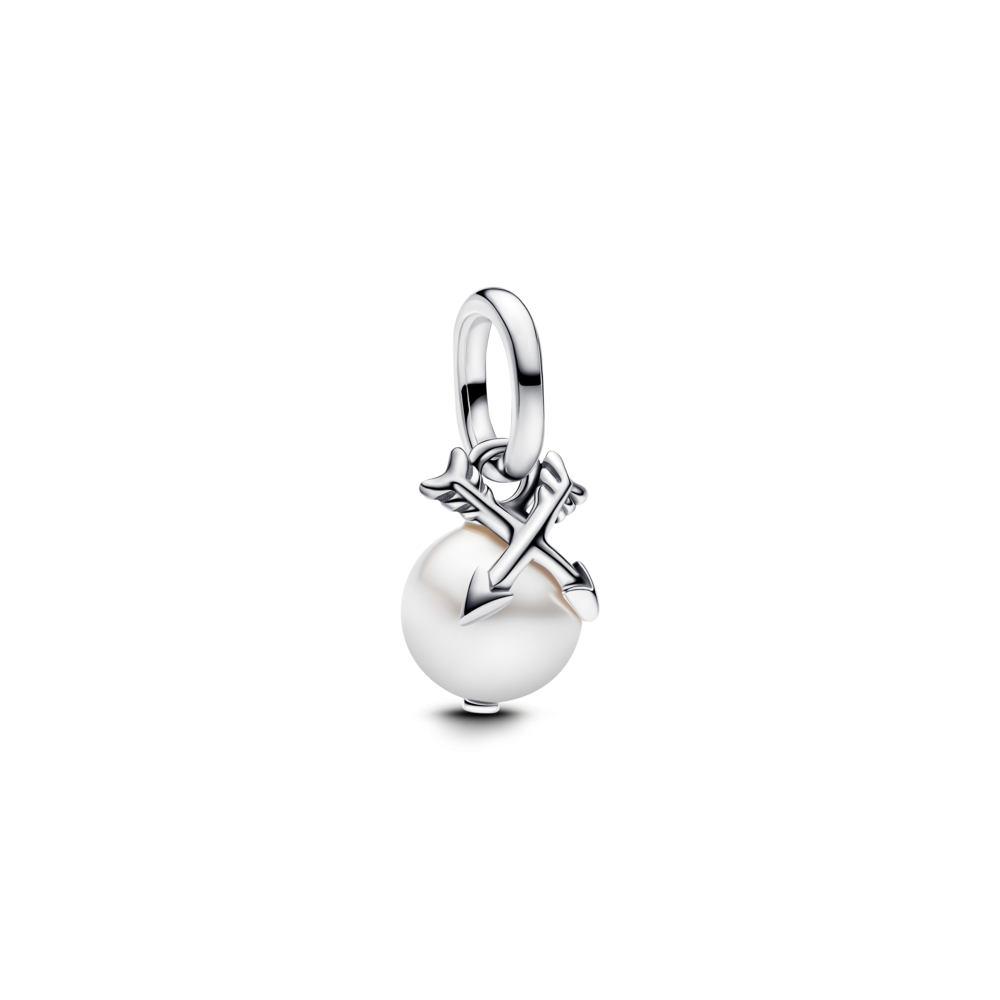 Mini Pendente Pandora Pérola e Flechas